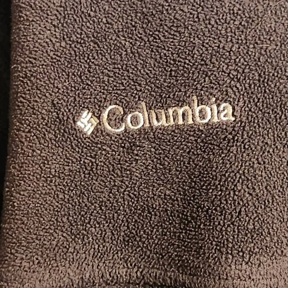 Columbia Sportswear men's‎ full zip fleece jacket heathered charcoal Large